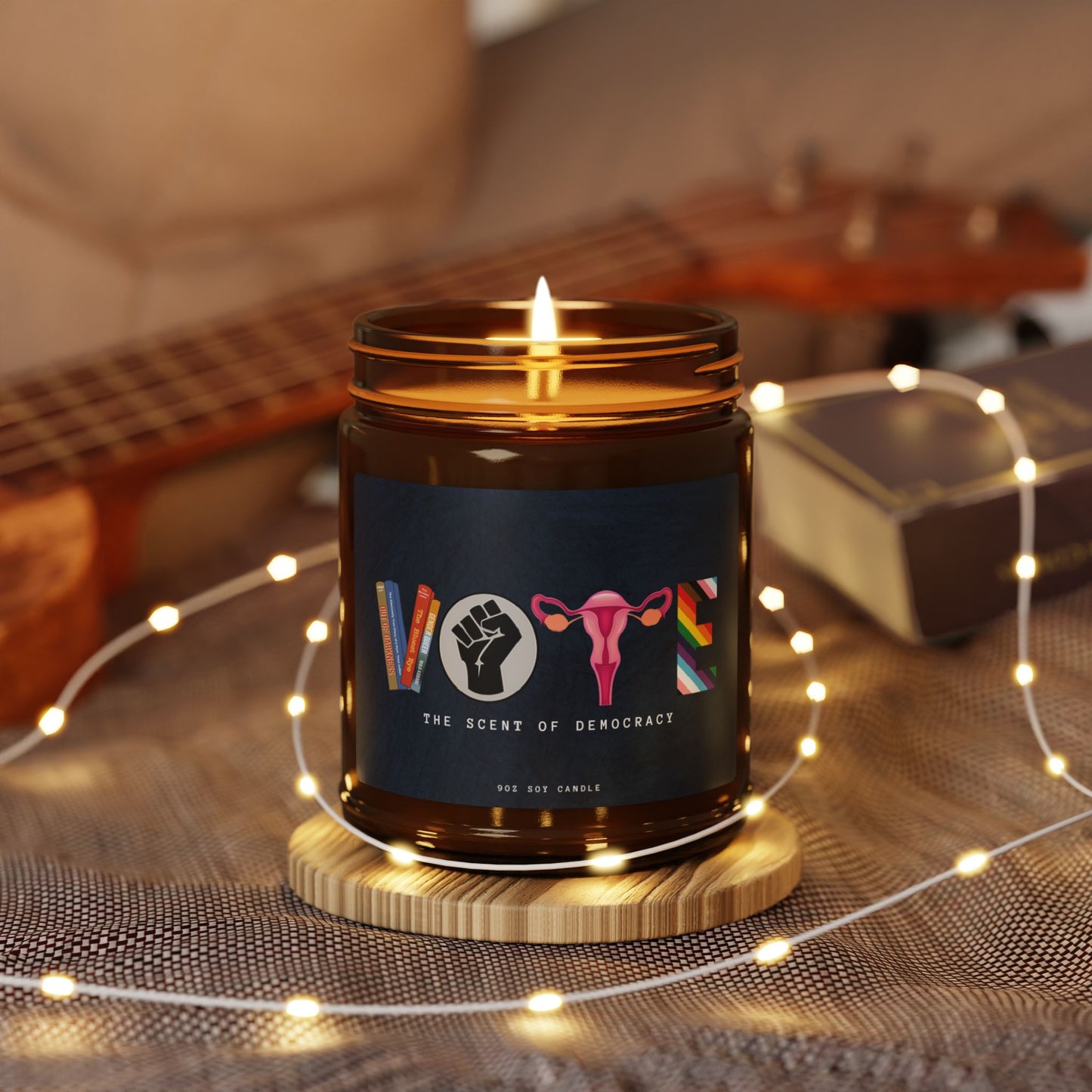 VOTE: THE SCENT OF DEMOCRACY Scented Soy Candle: