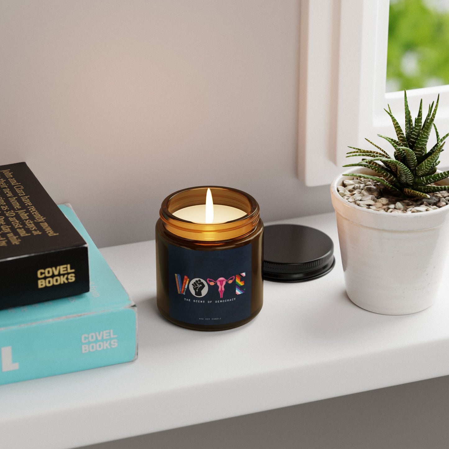 VOTE: THE SCENT OF DEMOCRACY Scented Soy Candle: