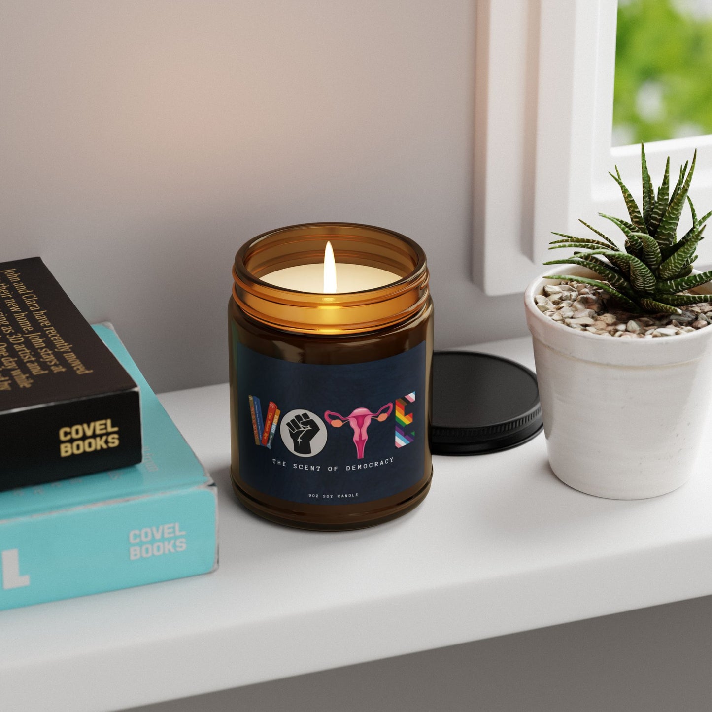 VOTE: THE SCENT OF DEMOCRACY Scented Soy Candle: