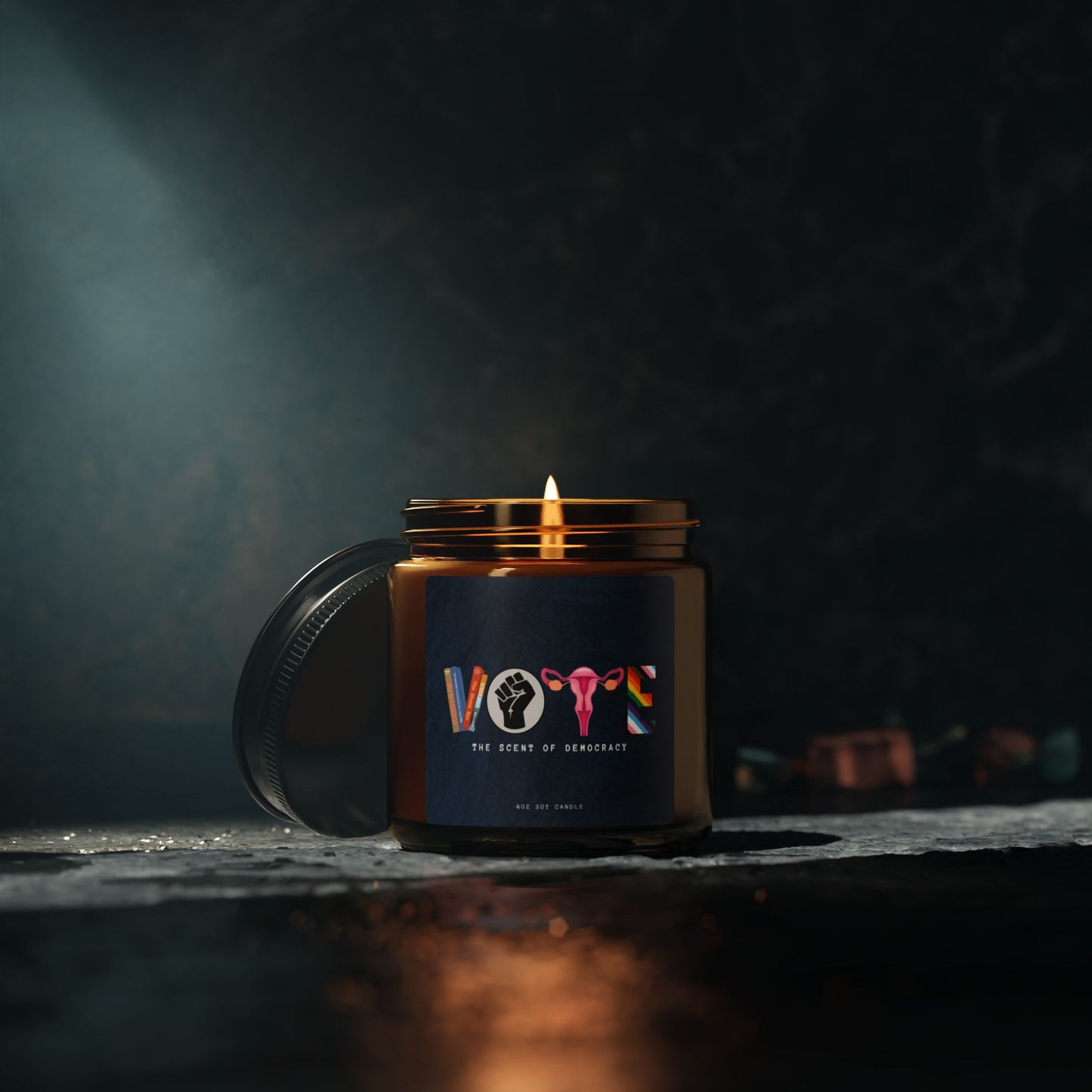 VOTE: THE SCENT OF DEMOCRACY Scented Soy Candle: